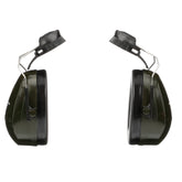 3M PELTOR Optime II Helmet Attach Earmuff H520P3GS/E, Green, Class 5 SLC80 29dB, 10 ea/Case